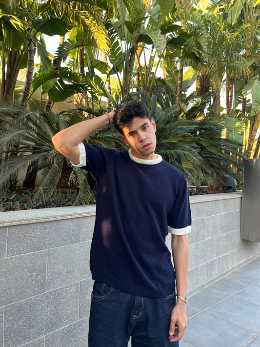 Knit Ringer T-Shirt (FOR HIM)