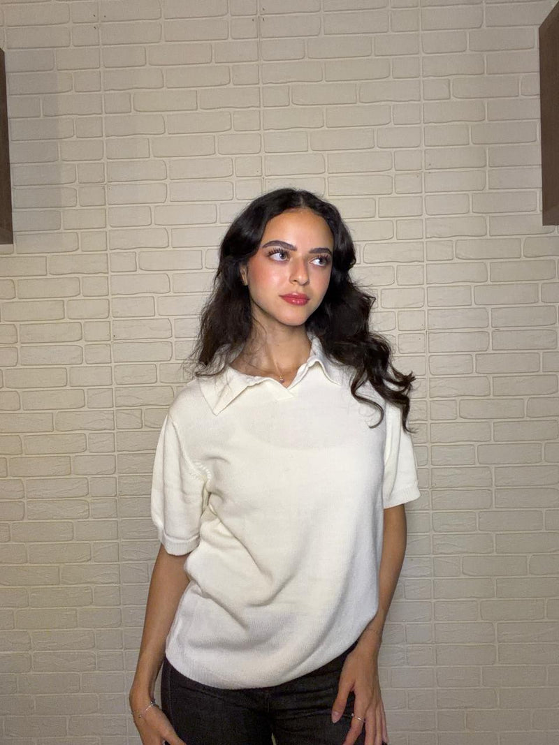 Knit Polo T-Shirt (FOR HER)