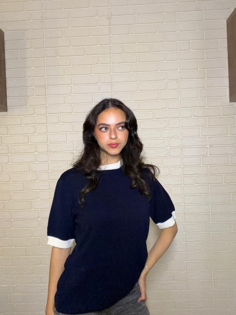 Knit Ringer T-Shirt (FOR HER)