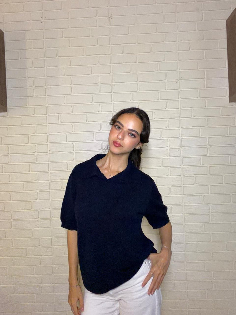 Knit Polo T-Shirt (FOR HER)